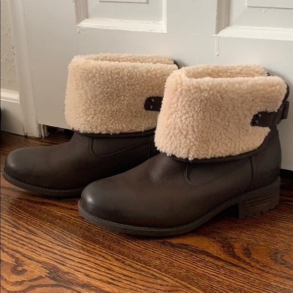 ugg aldon boots brown